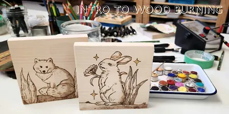 Intro to Wood Burning aka Pyrography for Beginners -Level 1