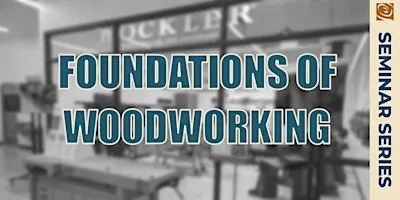 Foundations of Woodworking