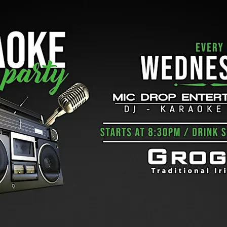 Wednesday Karaoke @ Grogg's