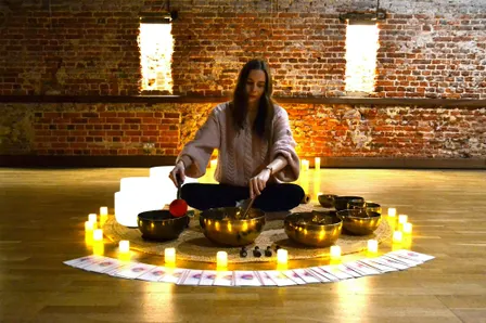 Cosy Candlelit Sound Bath - Cross Barn, Odiham