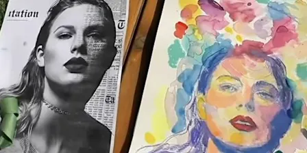 Painting Party Watercolour & Mix Technique / Portraits / Amersfoort