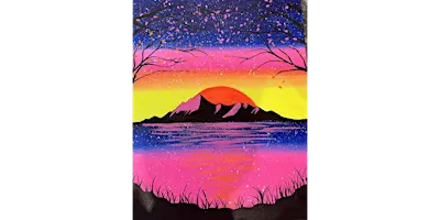 Electric Sunset  - Paint and Sip in Sacramento | Classpop!™