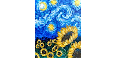 Starry Night Sunflower - Paint and Sip in Fishkill | Classpop!™