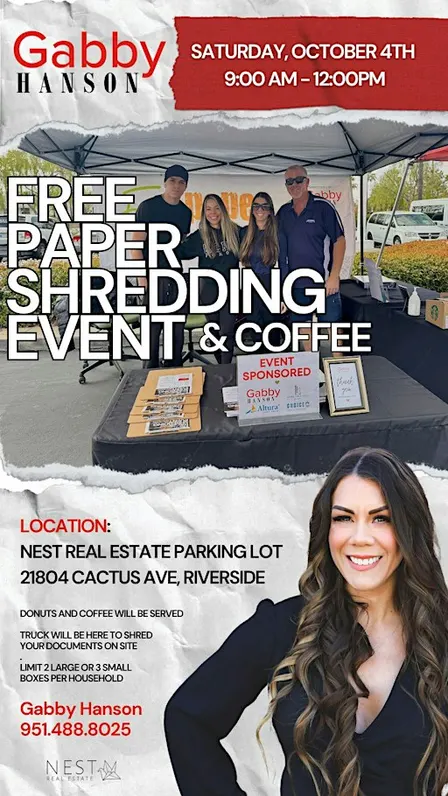 Free Community Paper Shredding Event