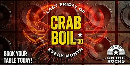 Crab Boil Dinner at On The Rocks