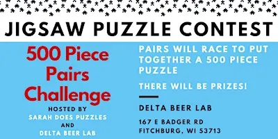 CHALLENGE Pairs Jigsaw Puzzle Contest at Delta Beer Lab - September 2026