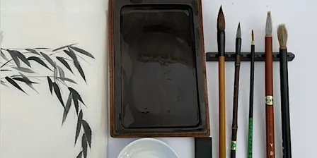 Sumi-e Japanese Ink Painting – Nerine