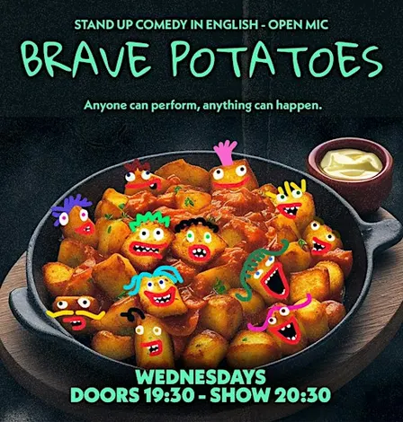 Brave Potatoes Open Mic: English Stand-up Comedy Open Mic