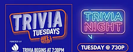 Trivia Night | Dave & Buster's - Freehold NJ - TUE 730p @LeaderboardGames