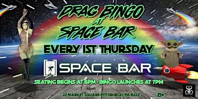 HALLOWEEN Kickoff DRAG BINGO AT SPACE BAR -  OCT