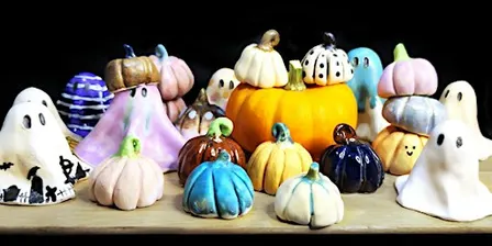 Sip & Sculpt: BYOB Pottery night Halloween
