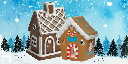 Hand-Building Pottery Workshop: Festive House Lantern (2 Sessions)