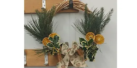 Natural Christmas Wreath making at Kingsbury Water Park