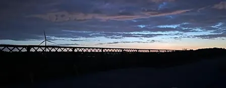 Winter Solstice at Bennerley Viaduct