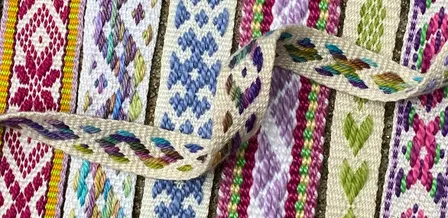 Supplementary Baltic Style Warp Patterning in Band Weaving