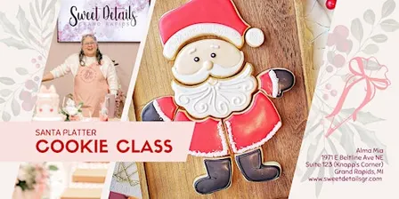 Santa Cookie Platter Class