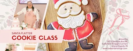 Santa Cookie Platter Class
