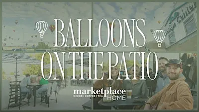 Balloons on the Patio