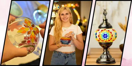 Mosaic Art Class in League City, TX: Turkish Lamp Workshop