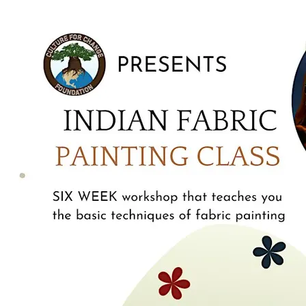 FREE Indian Fabric Painting Class