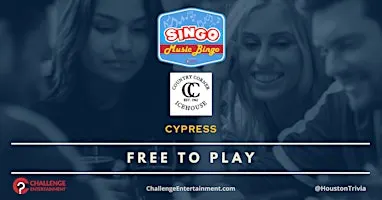 Weekly SINGO Music Bingo Nights at Country Corner Ice House - Cypress