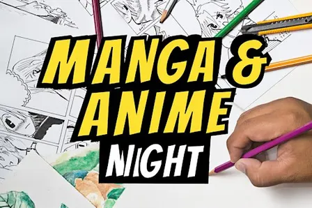 Manga & Anime Night – All-Ages Drawing Workshop with Jared Day