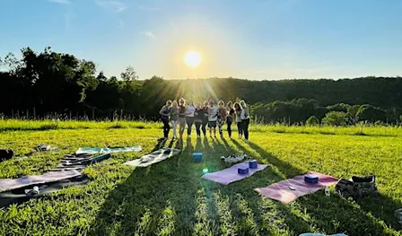 Pilates in the Vineyard with Lauren Mika