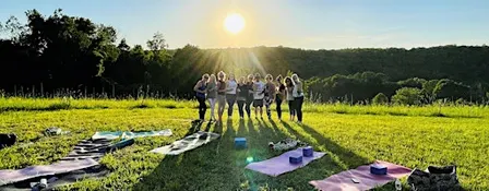 Pilates in the Vineyard with Lauren Mika