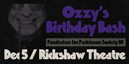 Ozzy's Birthday Bash 2026 - Fundraiser for Parkinson Society BC