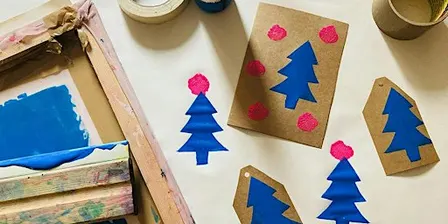 Screen Printing: Christmas Cards, Wrapping Paper & Tags