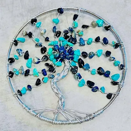Autumn Themed  Wire Tree of Life- Brafferton near Darlington