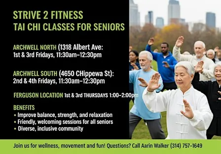 Tai Chi Session and Chair Movement