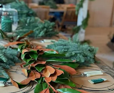 Annual Holiday Wreath Making Workshop November 29th, 3:00pm