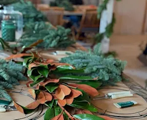 Annual Holiday Wreath Making Workshop November 29th, 3:00pm