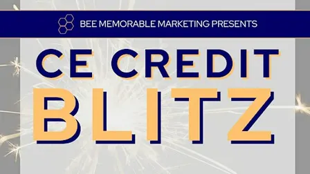 3rd Annual Fall CE Credit Blitz