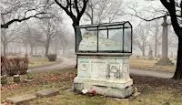 Rosehill Cemetery Tour with author Adam Selzer - Autumn Leaves