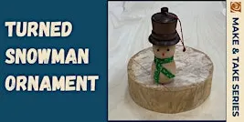 Turned Snowman Ornament