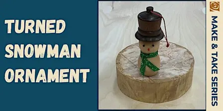 Turned Snowman Ornament