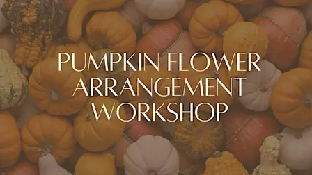 Pumpkin Flower Arrangement Workshop