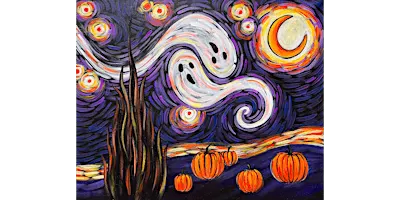 Van Gogh’s Starry Night - Halloween II - Paint and Sip in Cincinnati | Classpop!™