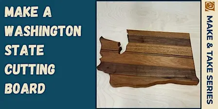 Washington State Shaped Cutting Board