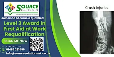 Level 3 Award in First Aid at Work Requalification - 2 Day Course - £216