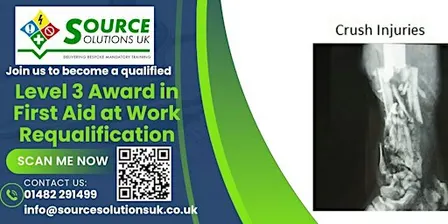 Level 3 Award in First Aid at Work Requalification - 2 Day Course - £216