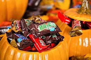 Cider and Halloween Candy Pairing