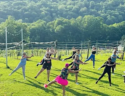 Sunset Zumba in the Vineyard