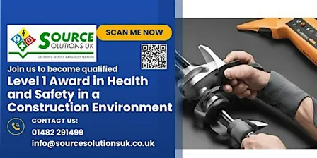 Level 1 H&S in Construction Environment - inc CSCS test & Card - £264