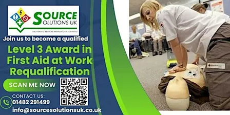 Level 3 Award in First Aid at Work Requalification - 2 Day Course - £216