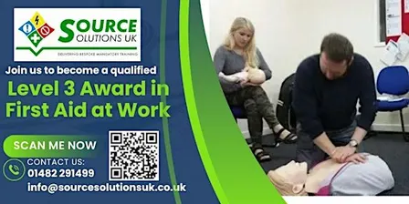 Level 3 Award in First Aid at Work - 3 Day Course - £240