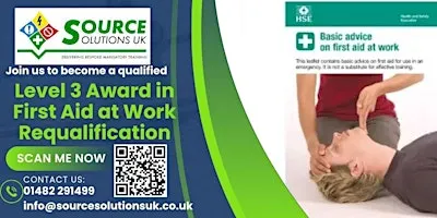 Level 3 Award in First Aid at Work Requalification - 2 Day Course - £216