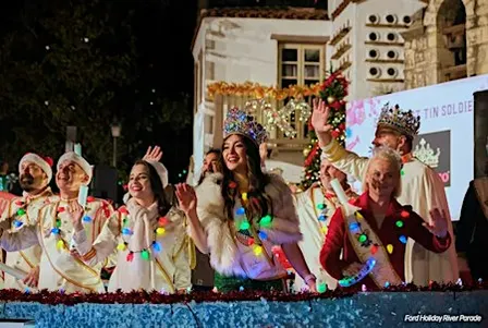 Ford Holiday River Parade Watch Party at Hotel Contessa